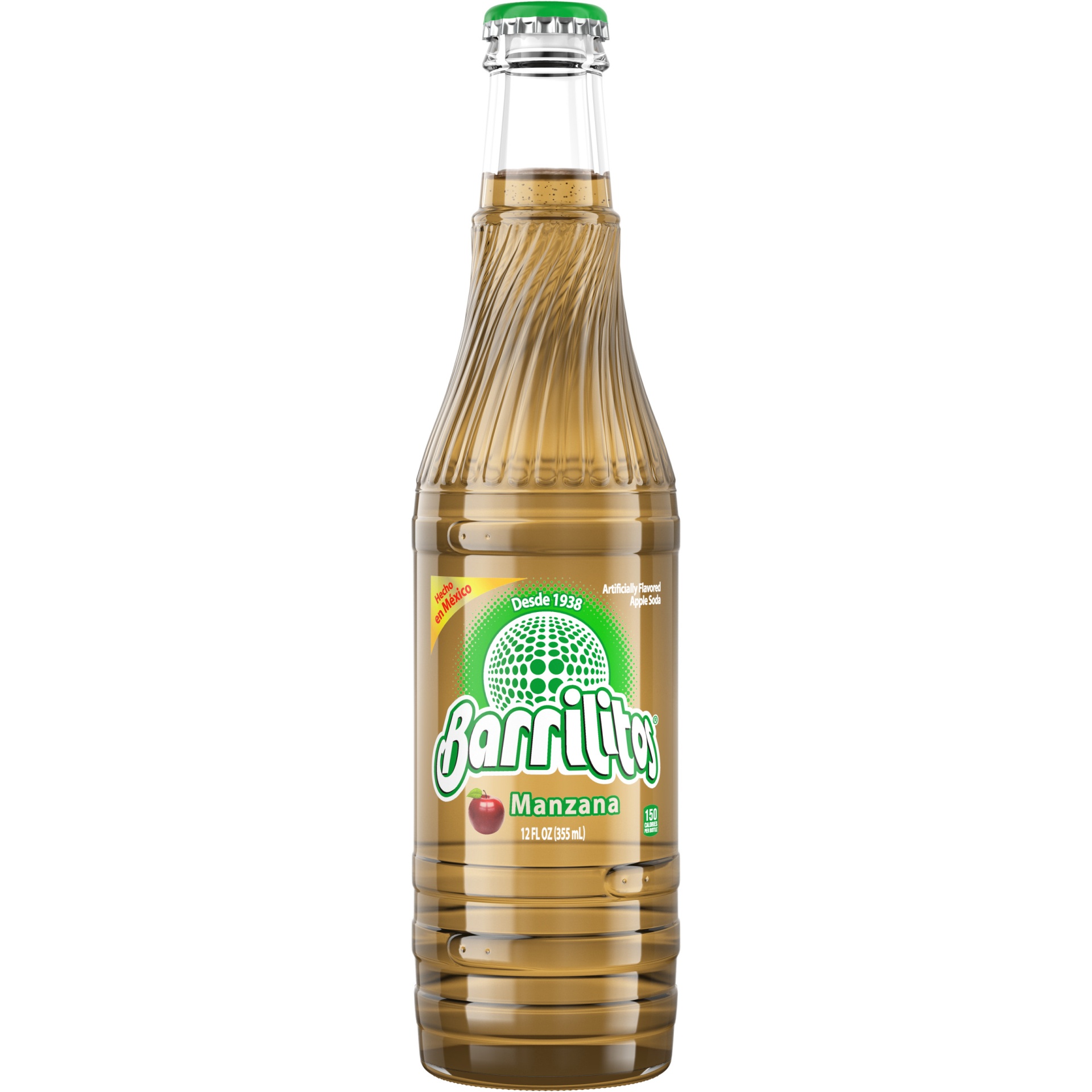 slide 1 of 1, Barrilitos Apple Soda- 12 oz, 12 oz