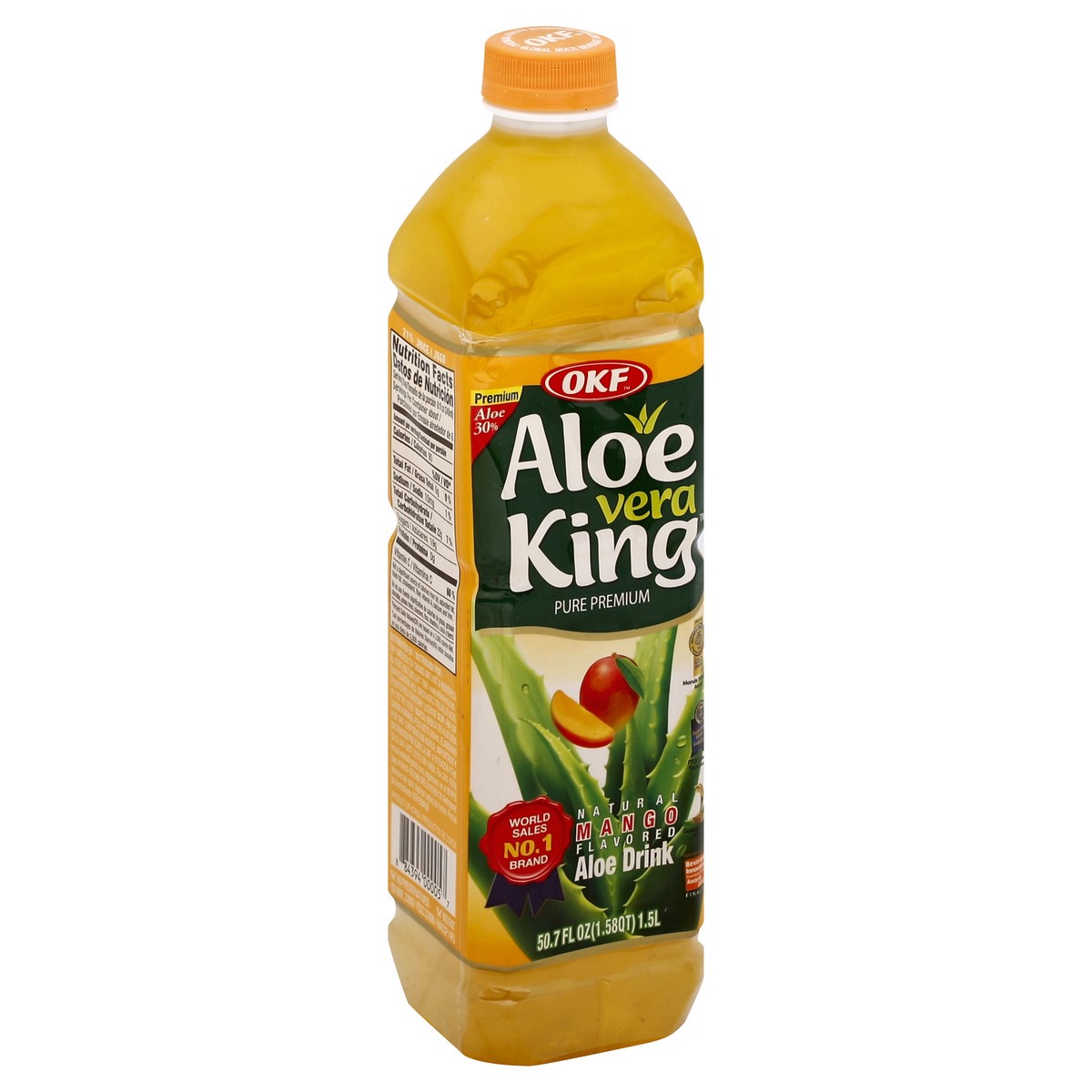 slide 3 of 6, OKF Aloe Drink - 50.7 oz, 50.7 oz