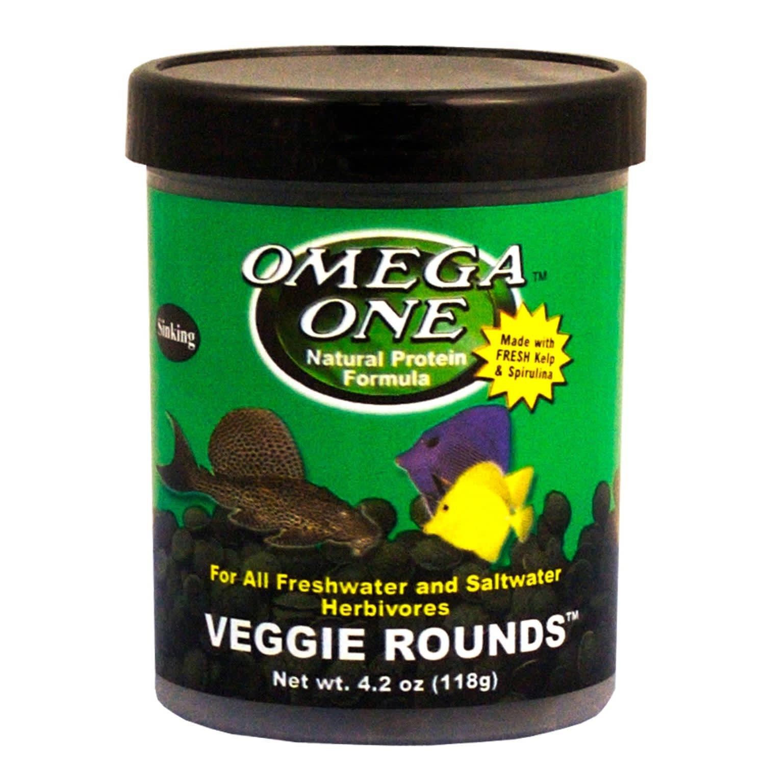 slide 1 of 1, Omega One Veggie Rounds, 4.2 oz