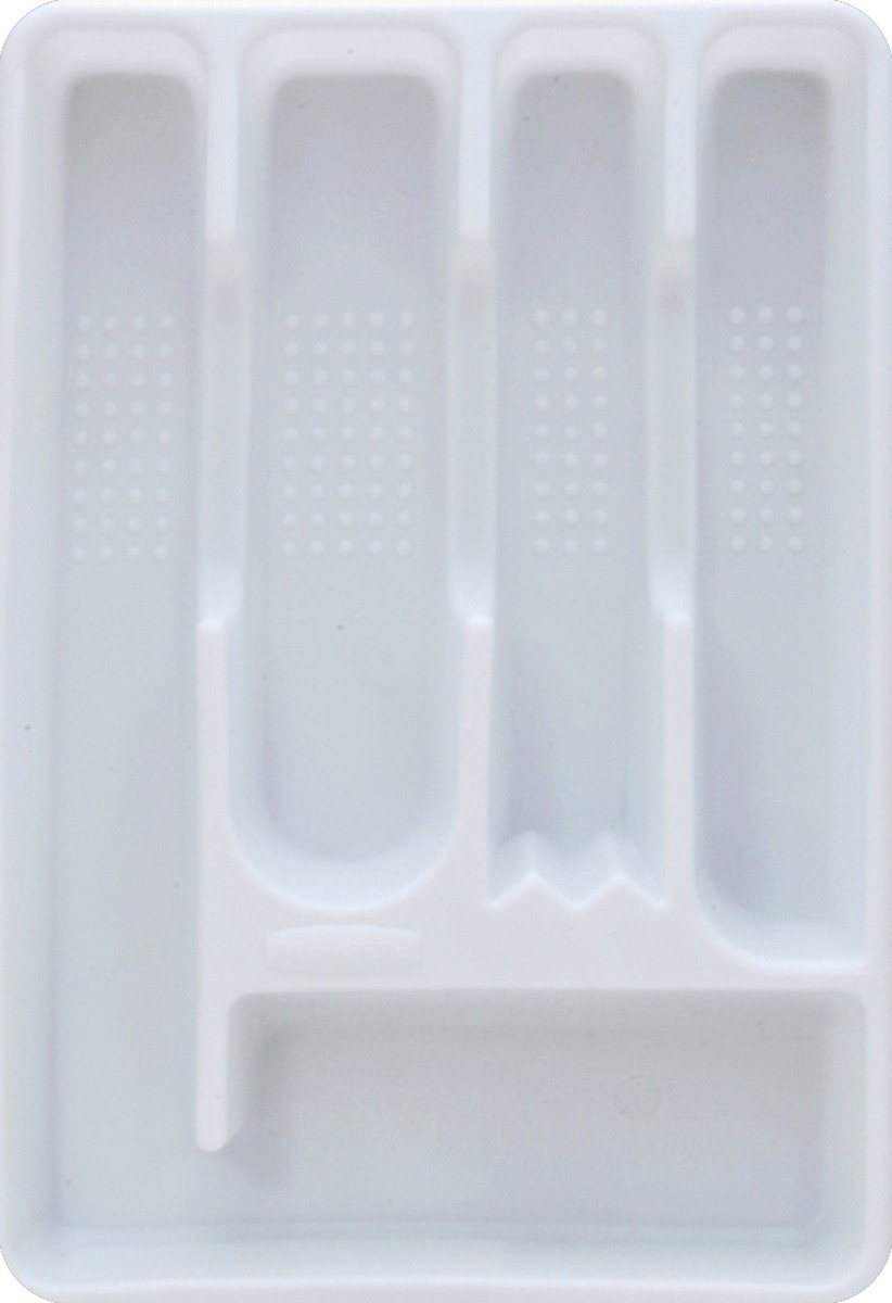 slide 2 of 5, Rubbermaid White Small Cutlery Tray, 1 ct