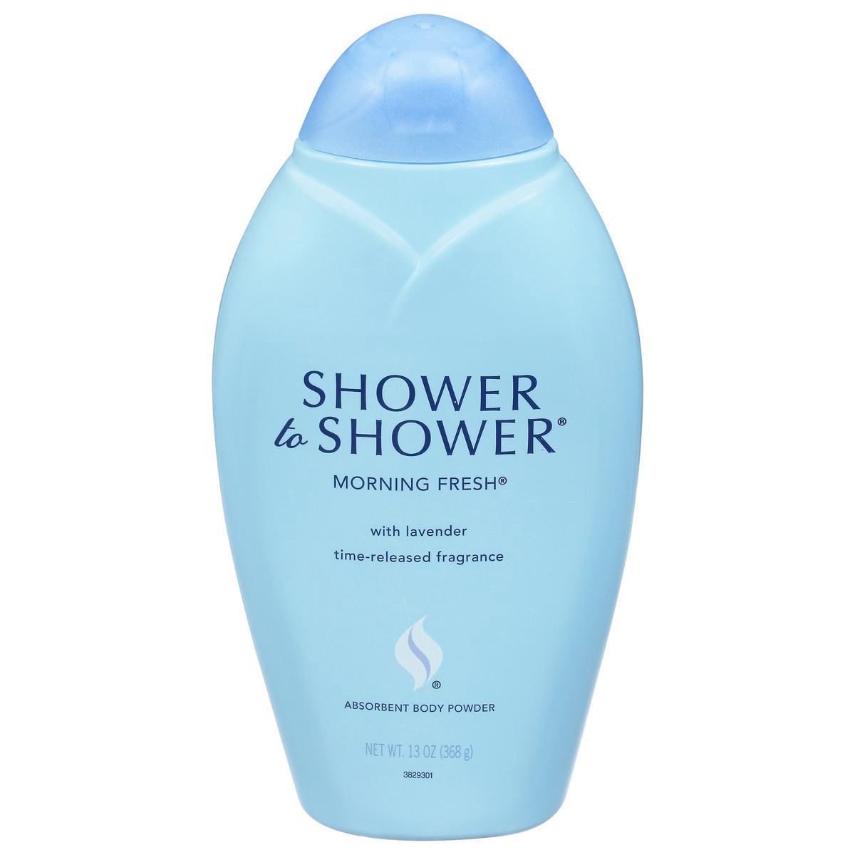 slide 1 of 1, Shower to Shower Morning Fresh Absorbent with Lavender Body Powder 13 oz, 13 oz