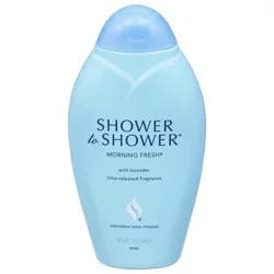 Shower to Shower Morning Fresh Absorbent with Lavender Body Powder 13 oz