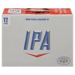 Good People Brewing IPA Beer 12 ea