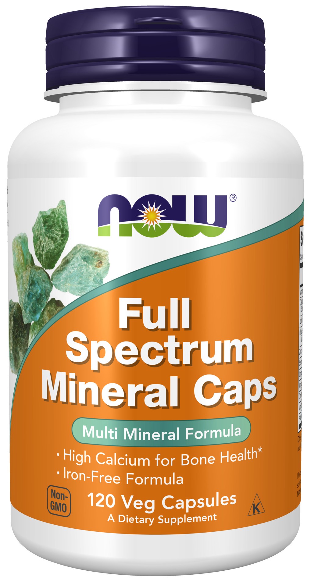 slide 1 of 4, NOW Full Spectrum Mineral Caps - 120 Veg Capsules, 120 ct