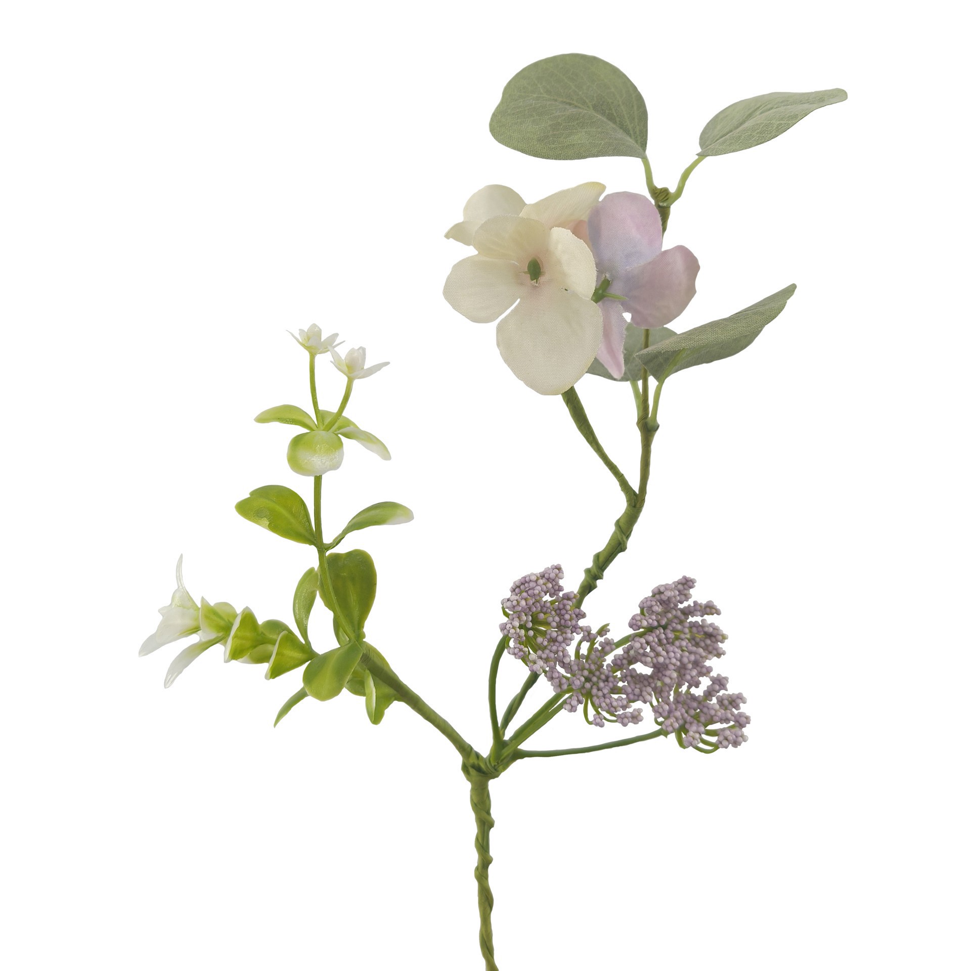 slide 3 of 3, 5ft. Purple Hydrangea Coiled Garland By Ashland, 5 ft