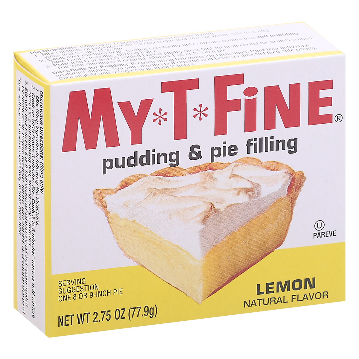 slide 6 of 9, My-T-Fine Lemon Pudding & Pie Filling, 2.75 oz