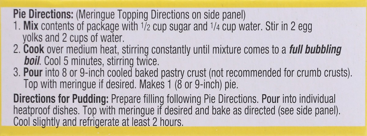 slide 9 of 9, My-T-Fine Lemon Pudding & Pie Filling, 2.75 oz