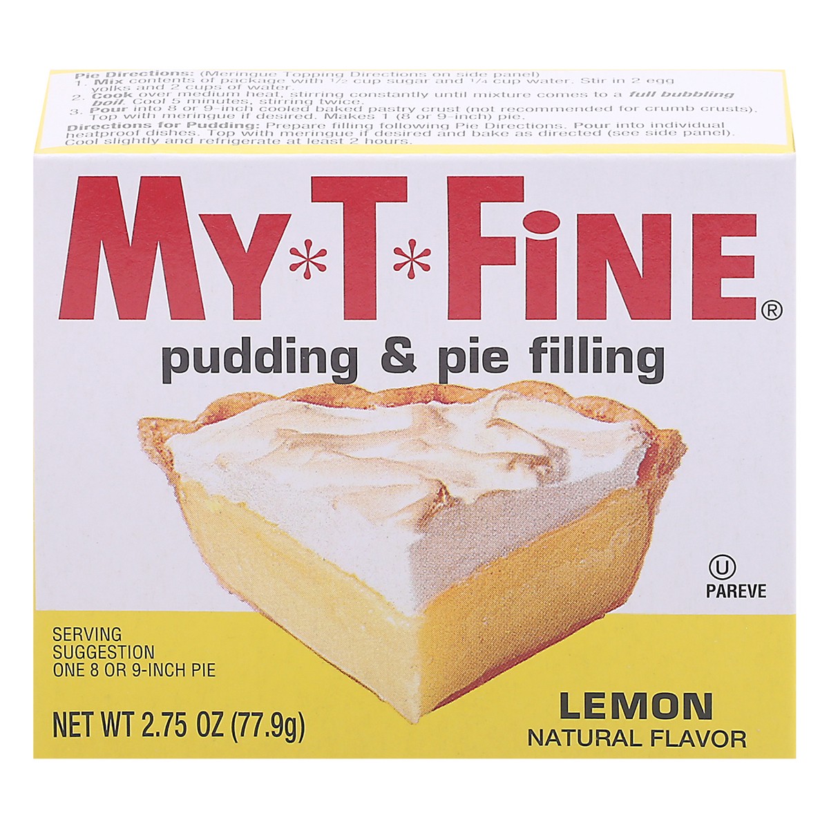 slide 1 of 9, My-T-Fine Lemon Pudding & Pie Filling, 2.75 oz