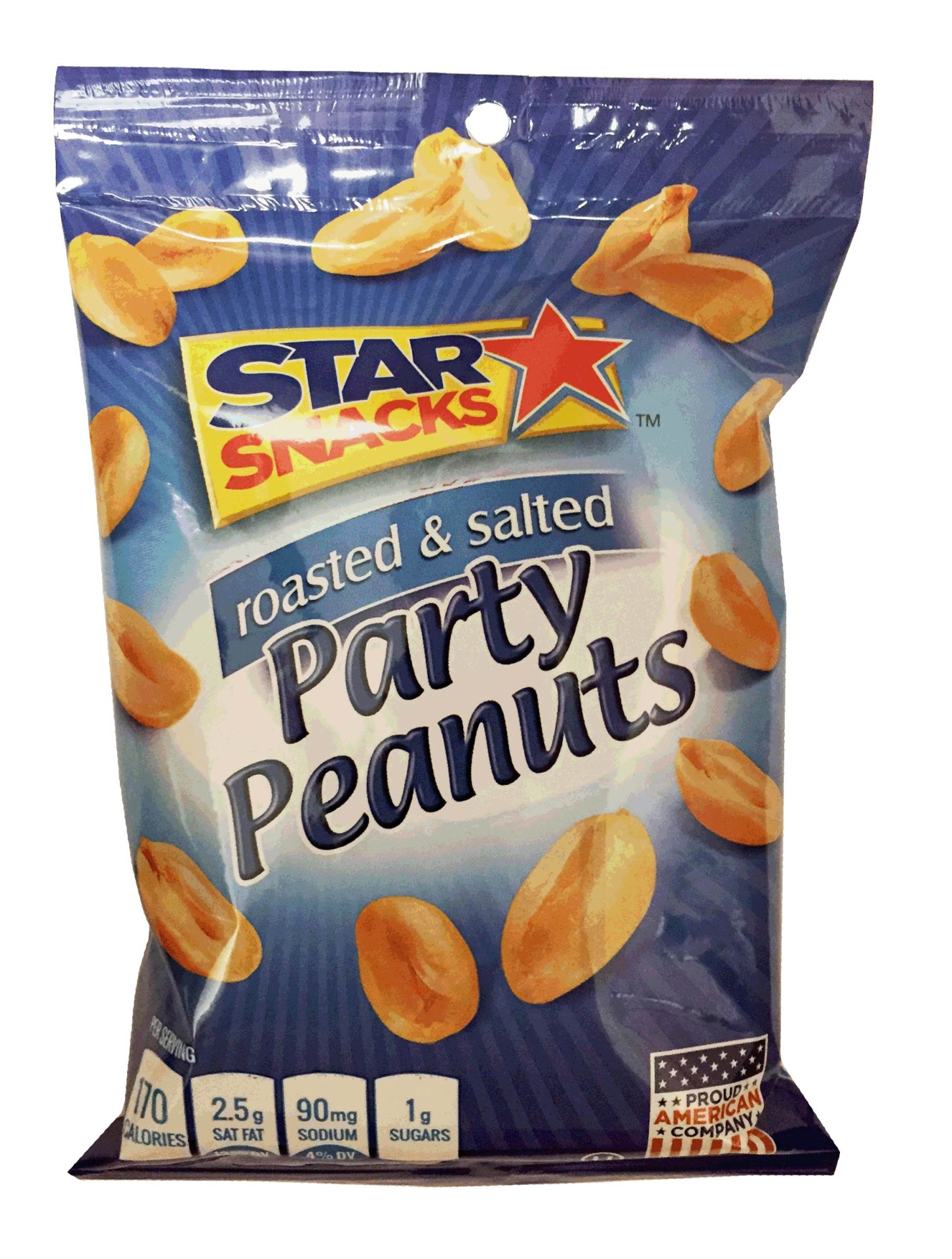 slide 1 of 1, Star Snacks Roasted Salted Peanuts, 4 oz