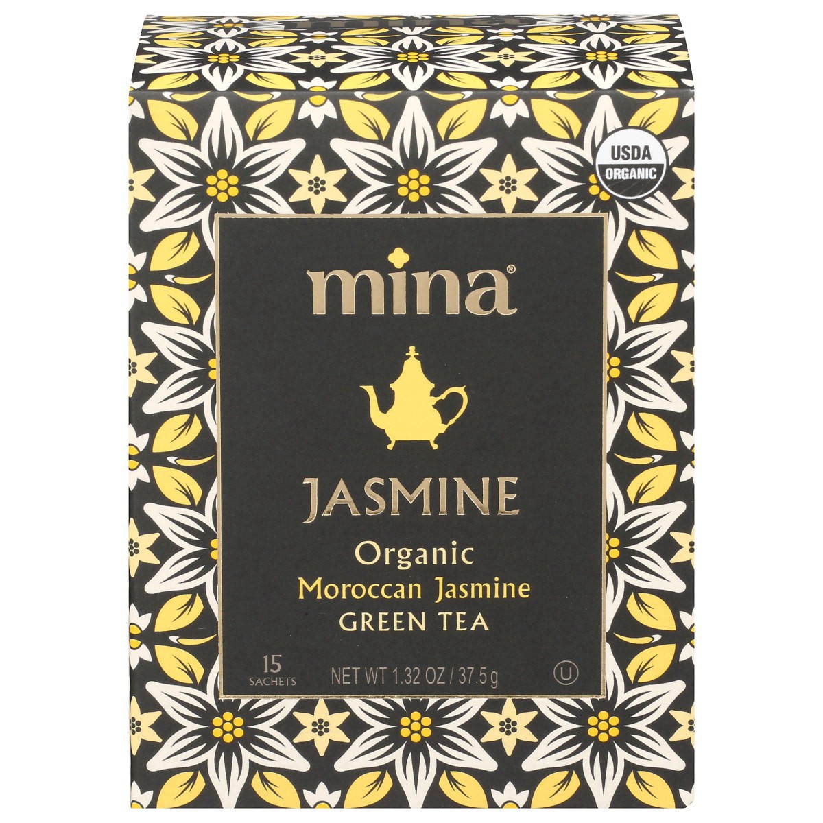 slide 1 of 5, Mina Tea Organic Green Jasmine, 15 ct