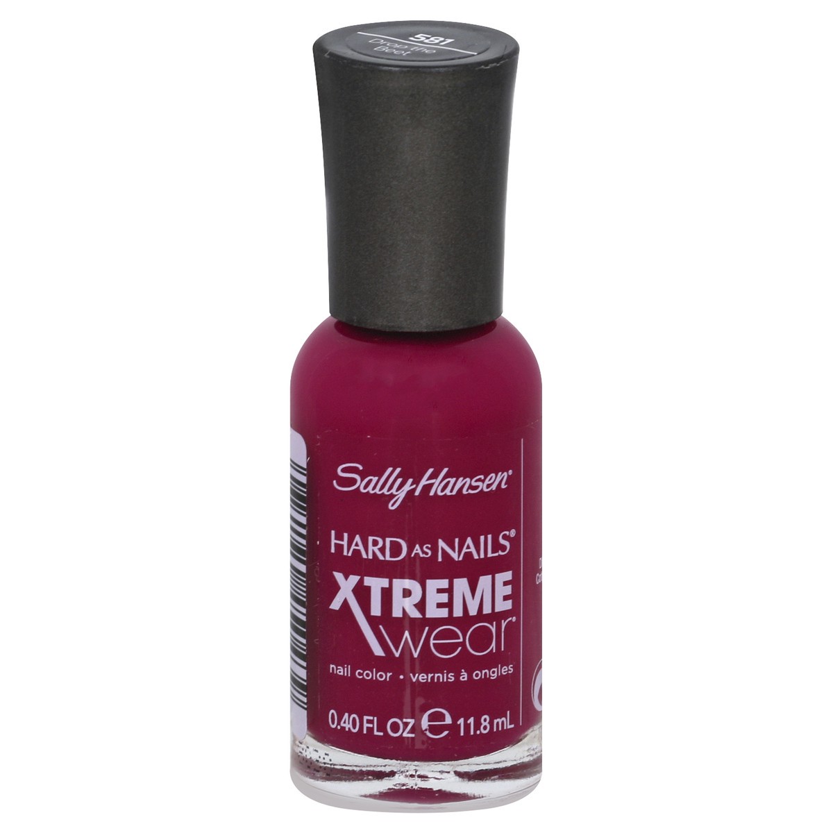 slide 3 of 3, Sally Hansen-Hard As Nails Xtreme Wear-Drop the Beet-0.4, 12 ml