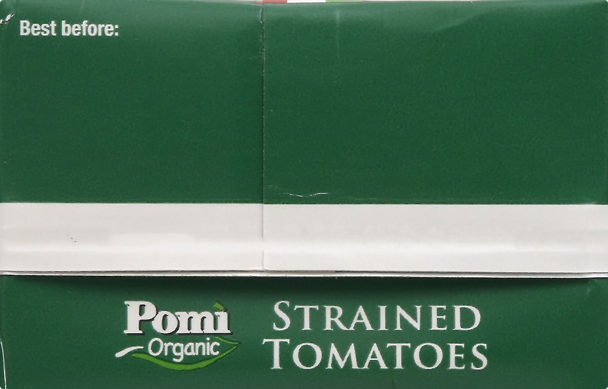 slide 5 of 13, Pomi Organic Strained Tomatoes, 26.46 oz