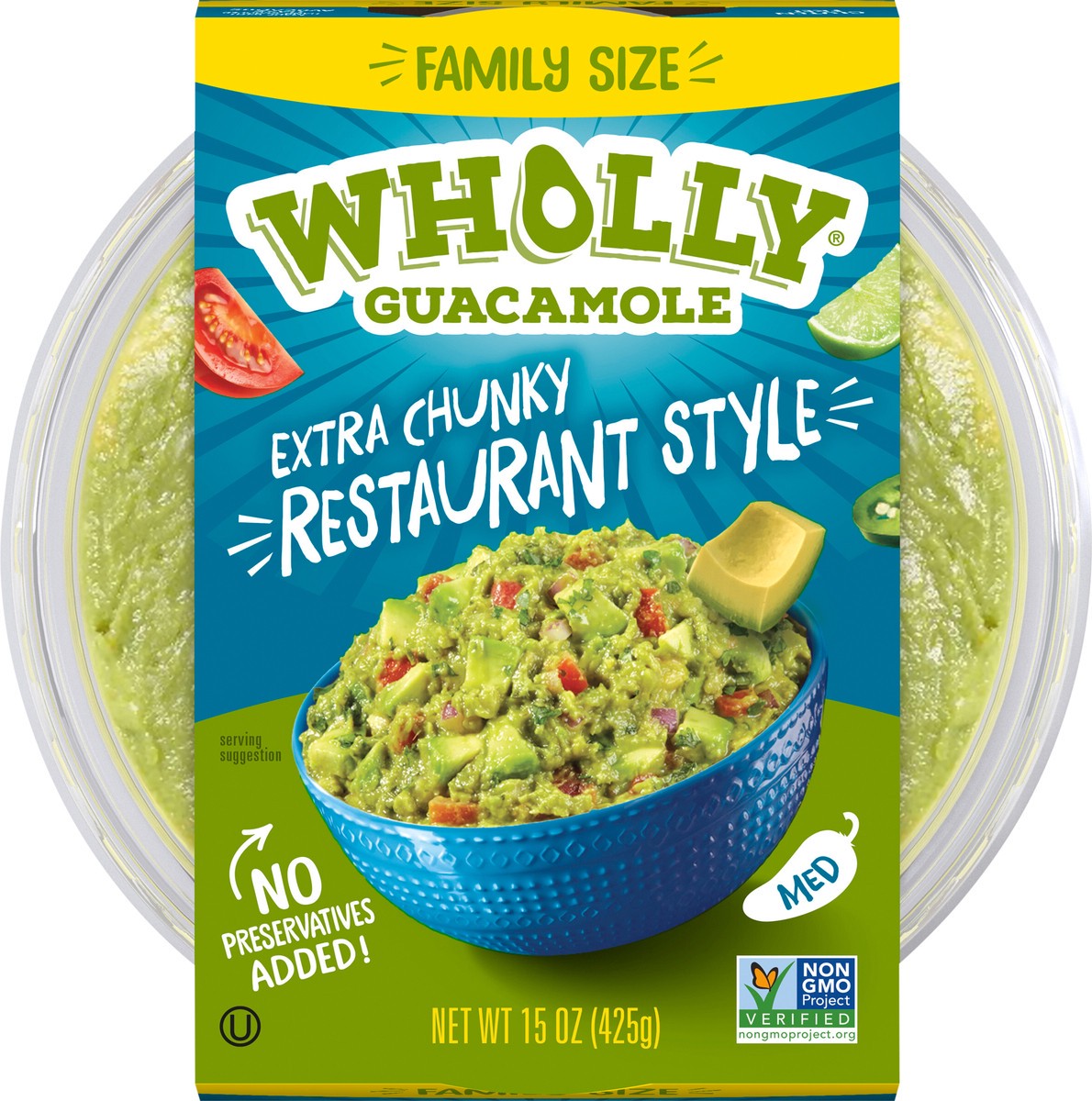 slide 5 of 10, Wholly Guacamole Restaurant Style Bowl - 15 OZ, 15 oz