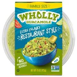 Wholly Guacamole Restaurant Style Bowl - 15 OZ