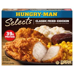 Hungry-Man Selects Classic Fried Chicken, Frozen Meal, 16 oz