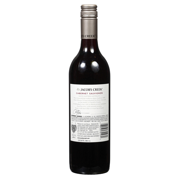 slide 2 of 5, Jacob's Creek Classic Cabernet Sauvignon Red Wine 750mL, 13.9% ABV, 750 ml