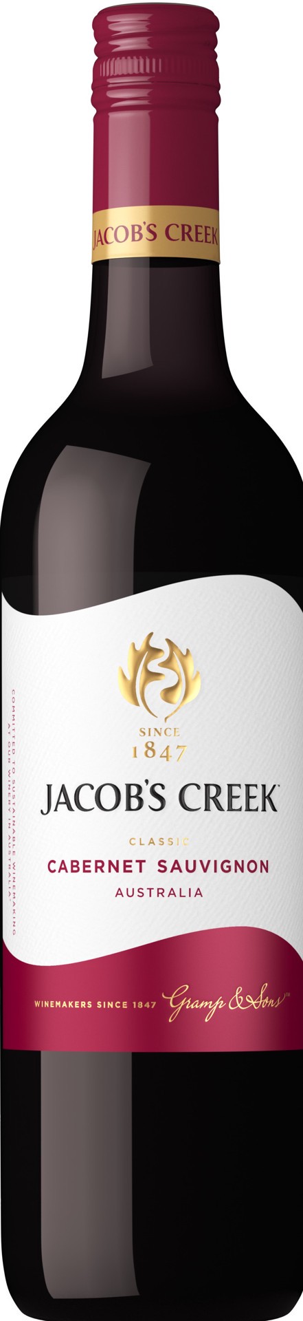 slide 1 of 5, Jacob's Creek Classic Cabernet Sauvignon Red Wine 750mL, 13.9% ABV, 750 ml