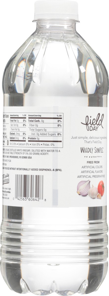 slide 3 of 14, Fiel Day Organic White Vinegar, 32 fl oz