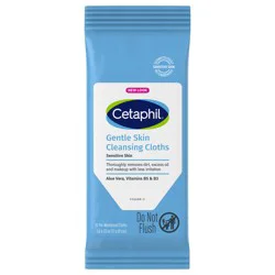 Cetaphil Gentle Skin Cleansing Cloths, 10 ct