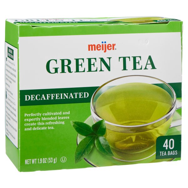 slide 13 of 17, Meijer Decaf Green Tea - 40 ct, 40 ct