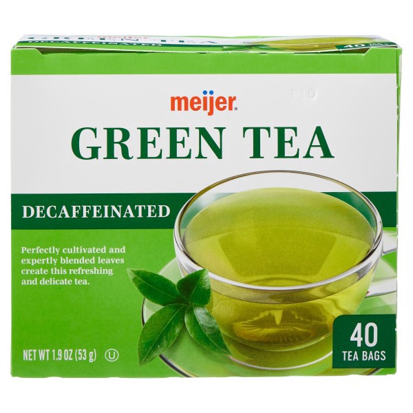 slide 8 of 17, Meijer Decaf Green Tea - 40 ct, 40 ct