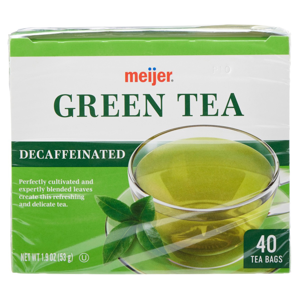 slide 1 of 17, Meijer Decaf Green Tea - 40 ct, 40 ct