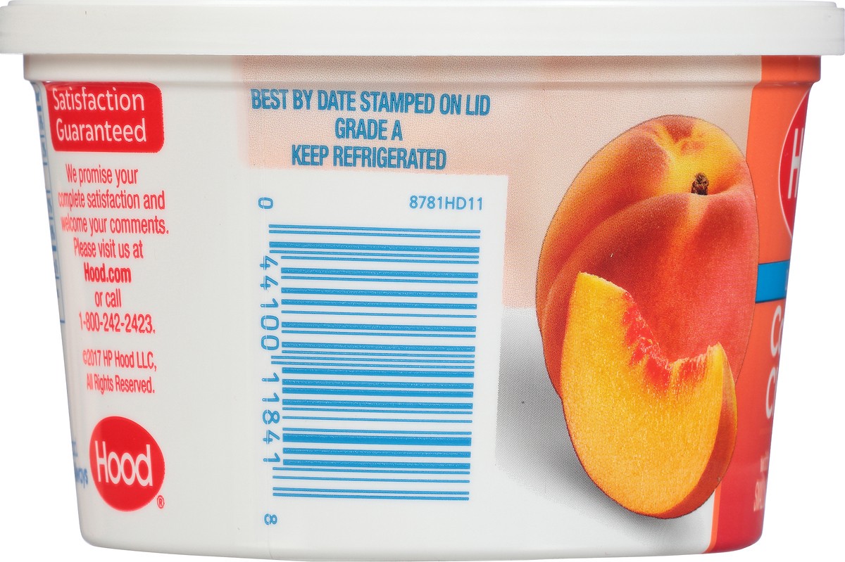 slide 7 of 8, Hood Low Fat Cottage Cheese with Peaches, 16 oz, 16 oz