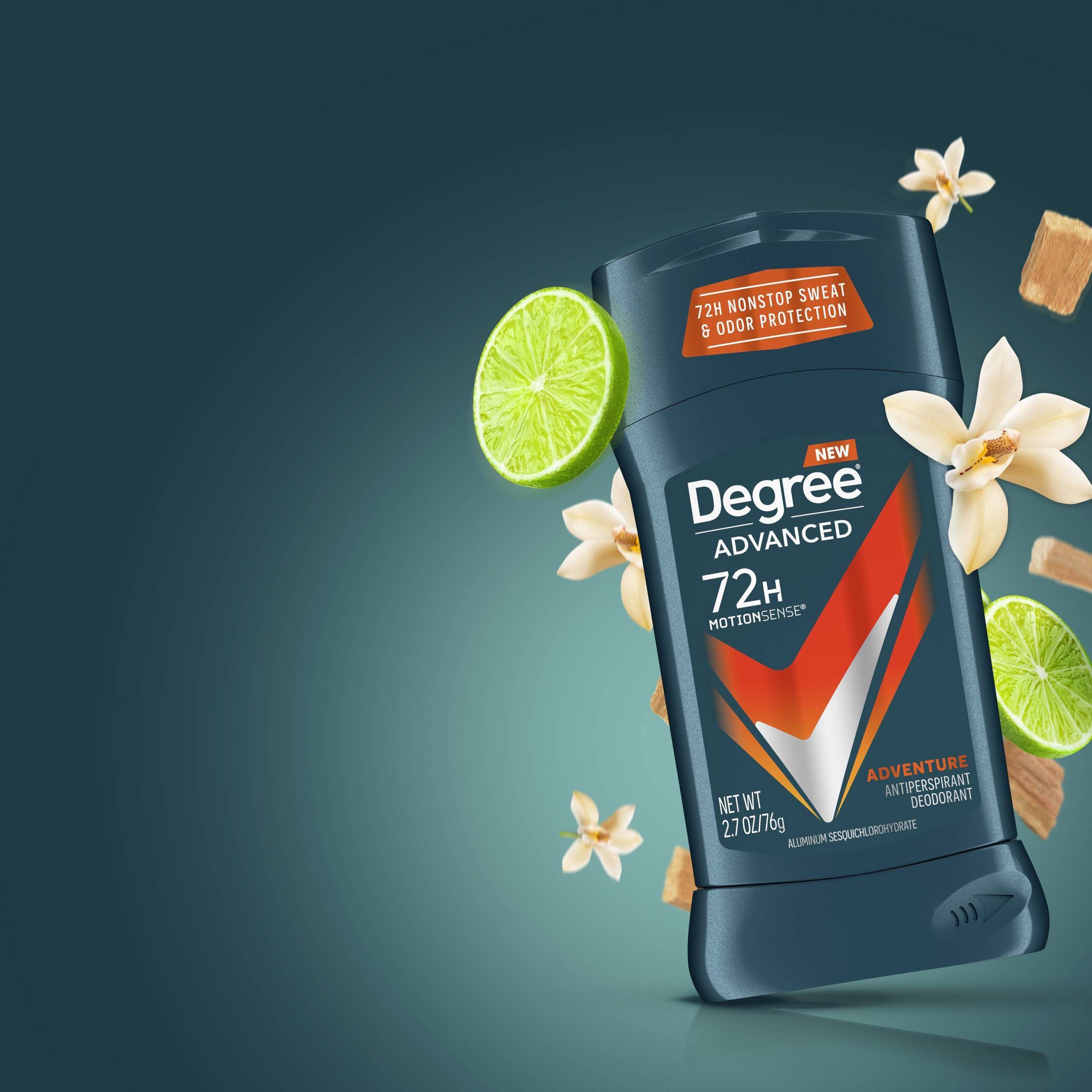 slide 8 of 11, Degree Antiperspirant Deodorant Adventure, 2.7 oz, Twin Pack, 2.7 oz