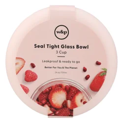 W And P Glass St Bowl Blush 1.000 Ea