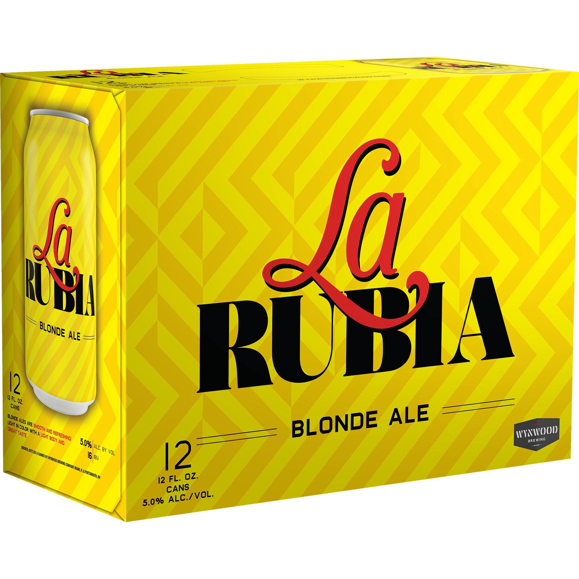 slide 2 of 2, La Rubia Blonde Ale Beer 12 - 12 fl oz Cans, 12 ct; 12 fl oz