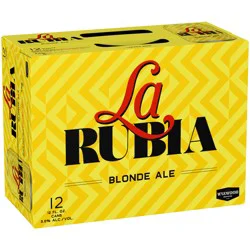 Wynwood Brewing La Rubia Blonde Ale Beer 12 - 12 fl oz Cans