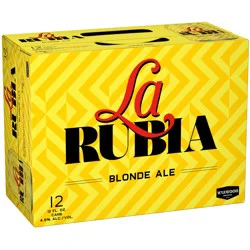 Wynwood Brewing La Rubia Blonde Ale Beer 12 - 12 fl oz Cans