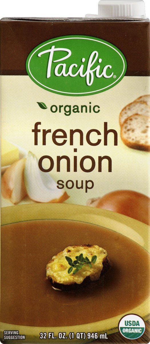 slide 4 of 4, Pacific Organic French Onion Soup, 32 fl oz