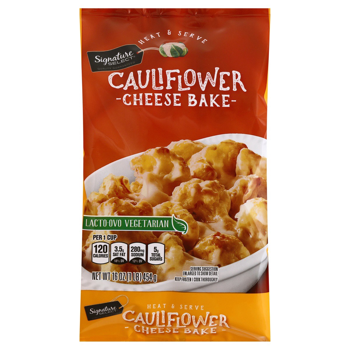 slide 1 of 7, Signature Select Cauliflower Cheese Bake, 16 oz