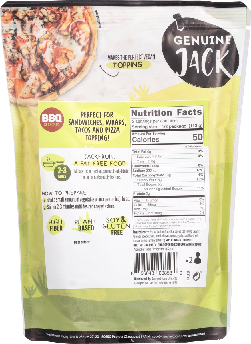 slide 11 of 12, Genuine Jack BBQ Jackfruit 8 oz, 8 oz