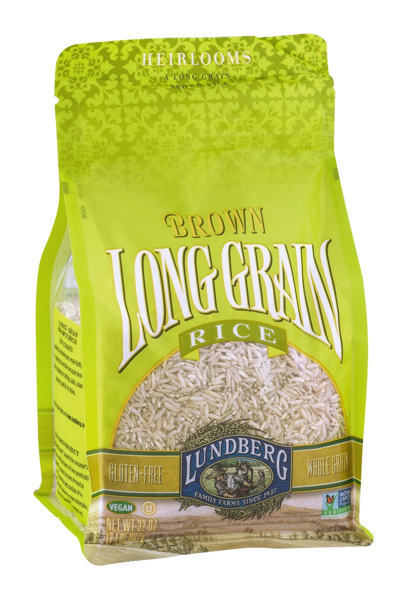 slide 5 of 9, Lundberg Family Farm Long Grain Brown Rice, 32 oz