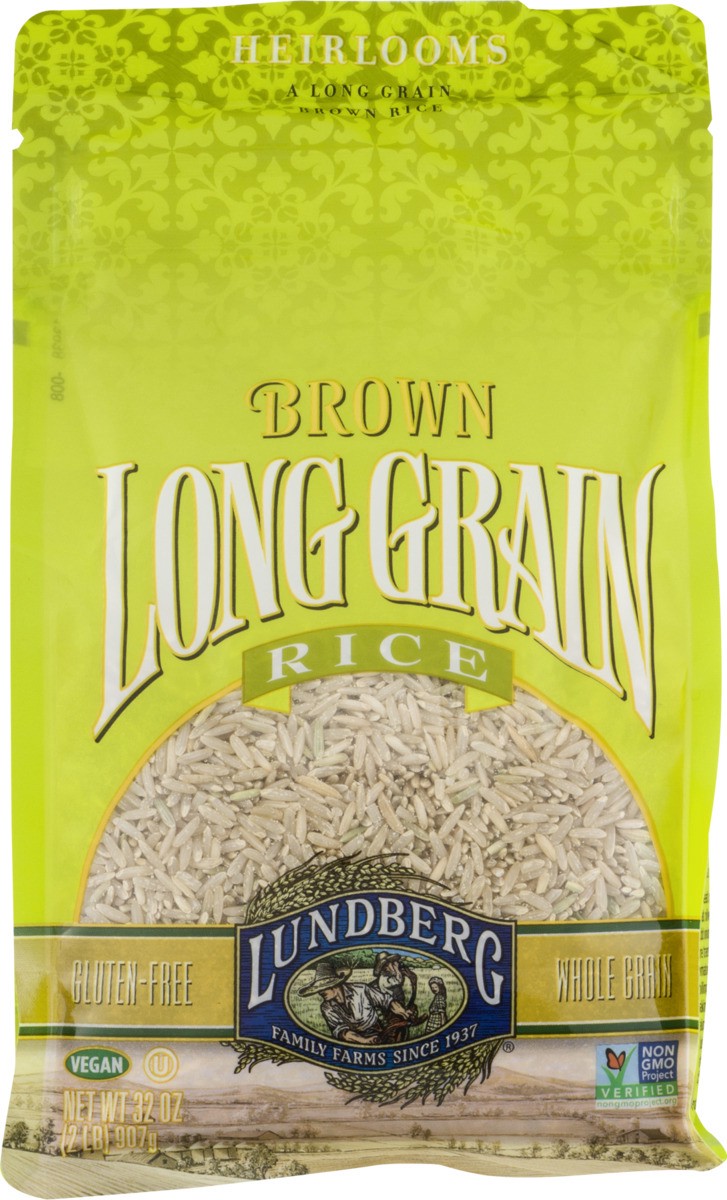 slide 3 of 9, Lundberg Family Farm Long Grain Brown Rice, 32 oz