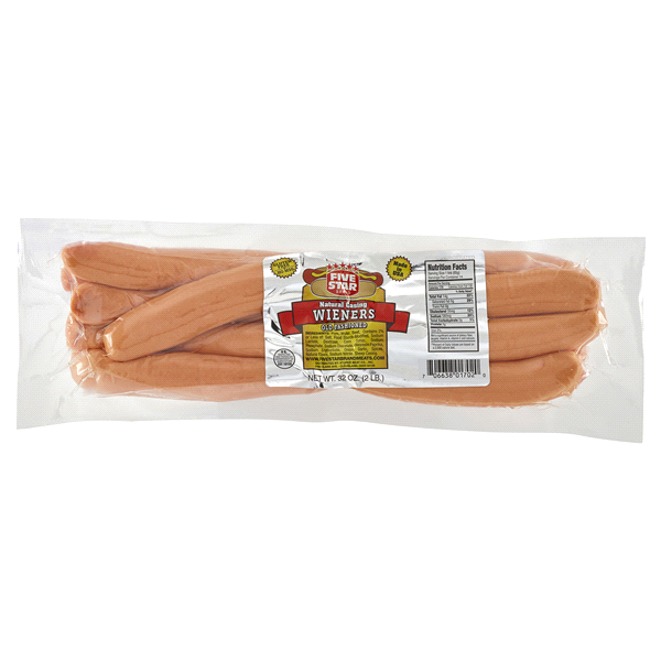 Five Star Natural Casing Old Fashioned Wieners 32 oz | Shipt