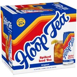 Hoop Tea Original Spiked Iced Tea 6 Pack, 12 fl oz Cans