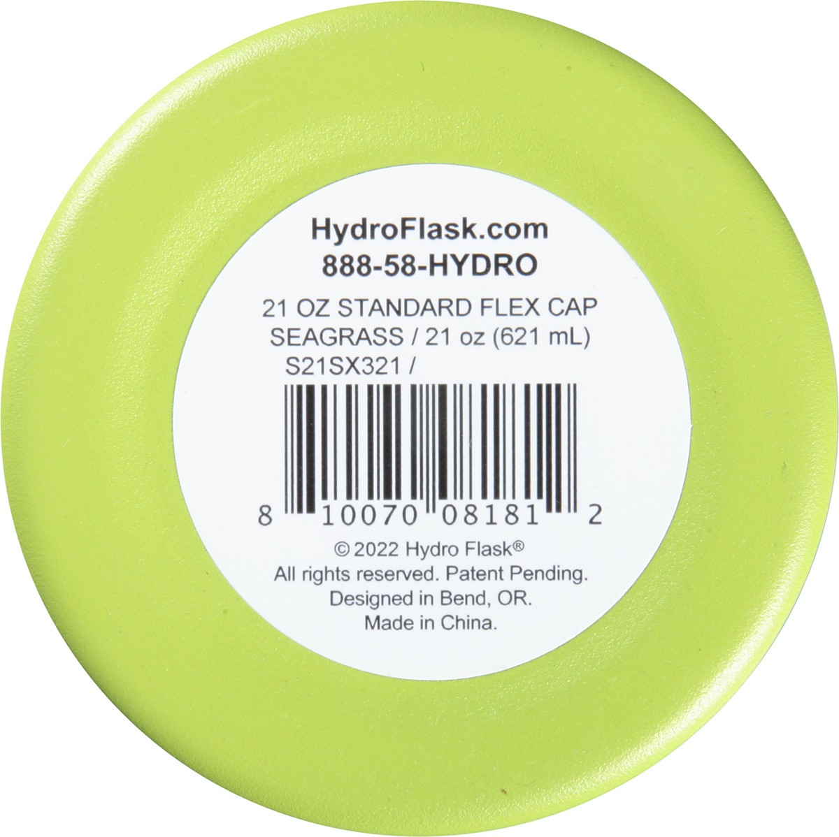 slide 9 of 11, Hydro Flask 21 Ounce Seagrass Flex Cap Standard Mouth Bottle 1 ea, 1 ea