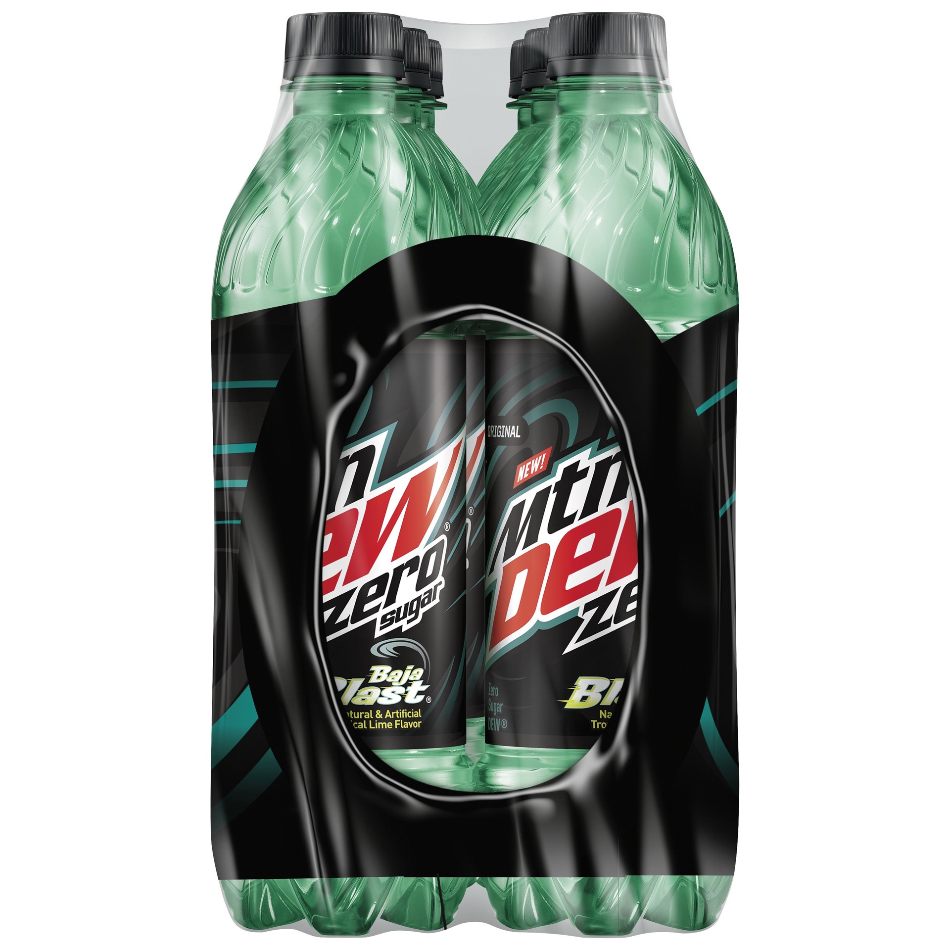 slide 2 of 2, Mountain Dew Zero Sugar Baja Blast Soda Tropical Lime - 101.4 oz, 101.4 oz