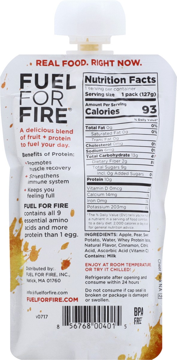 slide 6 of 9, Fuel for Fire Sweet Potato Apple Smoothie - 4.5 oz, 4.5 oz