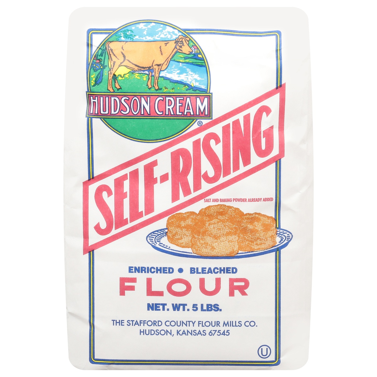 slide 1 of 1, Hudson Cream Self Rising Flour, 5 lb