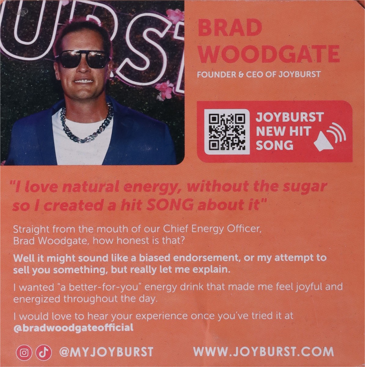 slide 9 of 9, No Sugar Company Joyburst Peach Mango Energy Drink - 4 ct, 4 ct