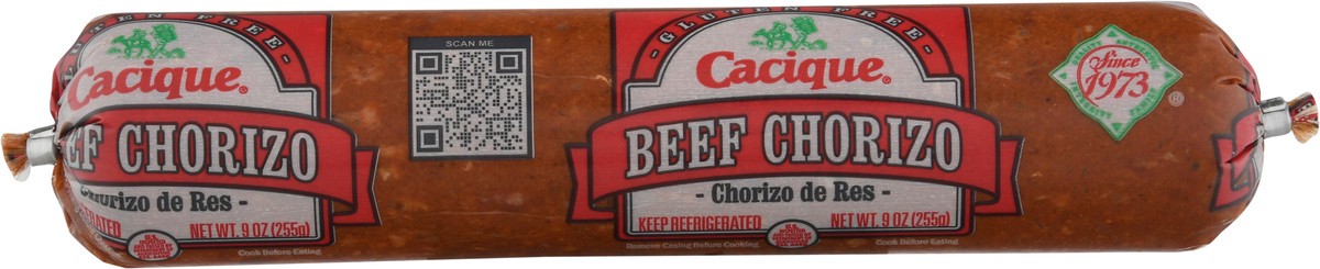 slide 5 of 9, Cacique Beef Chorizo 9 oz, 9 oz