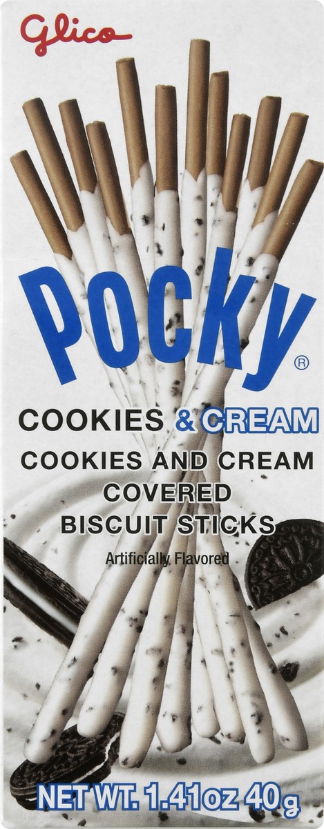 slide 11 of 14, Glico Pocky Cookies And Cream - 1.41 Oz, 1.41 oz