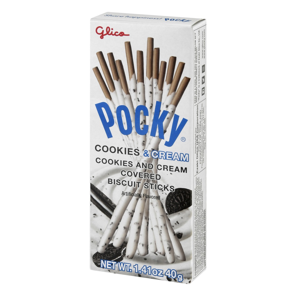 slide 2 of 14, Glico Pocky Cookies And Cream - 1.41 Oz, 1.41 oz