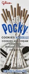 Pocky Creamy & Crunchy Cookies & Cream Biscuit Sticks 1.41 oz