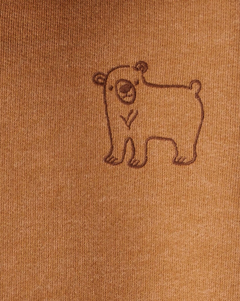 slide 2 of 5, Carter's Carters Baby Boy Bear Print Long-Sleeve Tee & Pant Set - Brown Brown 24M, 1 ct