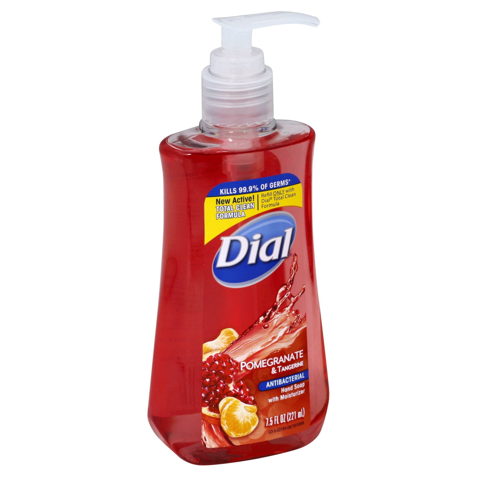 Dial Pomegranate And Tangerine Antibacterial Hand Soap With Moisturizer 7 5 Fl Oz Shipt